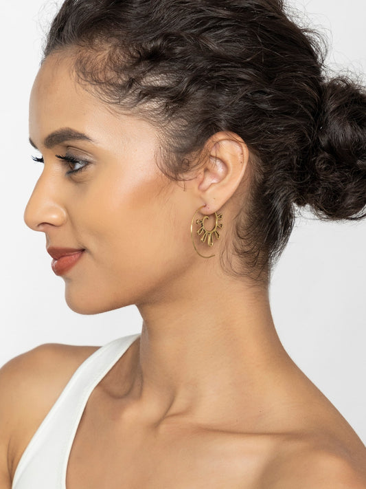 Spiral Sunshine Earrings