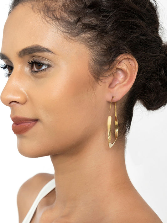 Daily Wear Brass Hoops