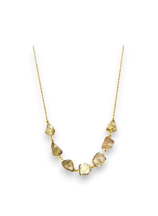Seven Sunstone Necklace