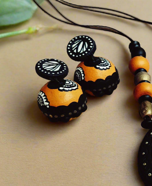 Kerala Mural Face Pendant