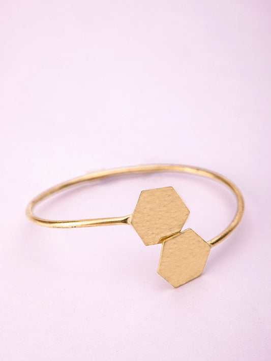 Adjustable Brass Bracelet