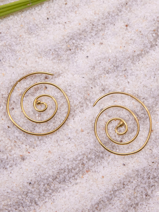 Spiral Bohemian Earrings