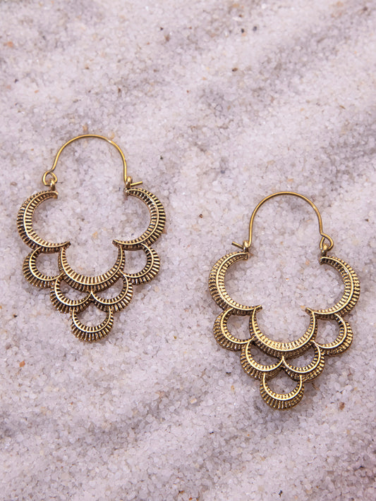 Concentric Clover Earrings