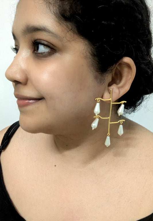 Multi-drop Pearl Dangles