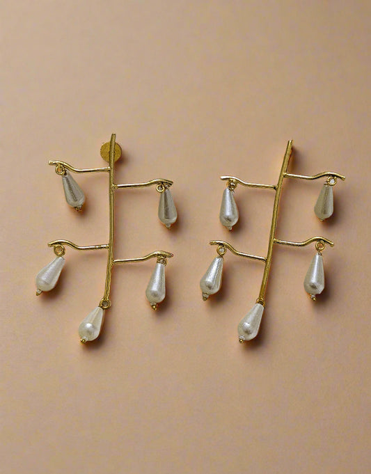 Multi-drop Pearl Dangles