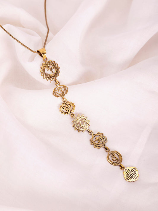 Gold Plated Brass Necklace
